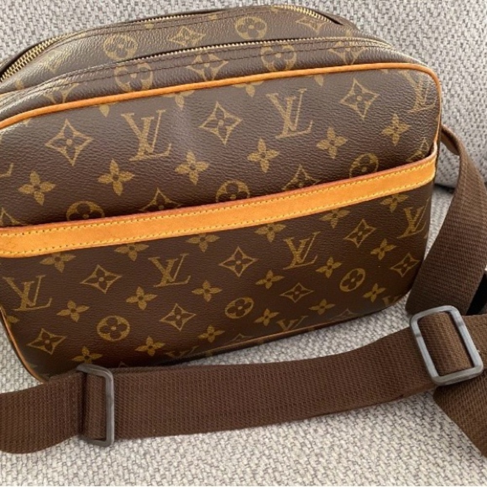 Louis Vuitton Monogram Brown and Tan Messenger Bag